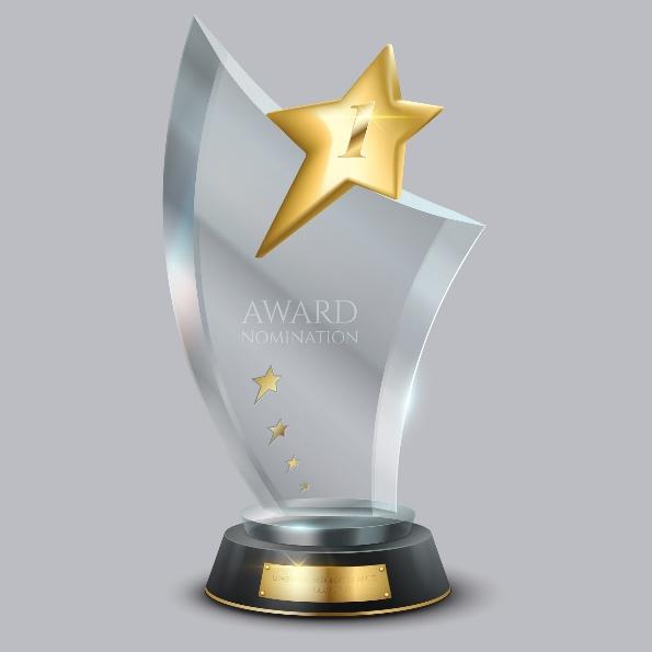 Trophy stock image